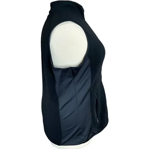 Port Authority  Women's Fleece Vest Size XXL Black Zip Front - Picture 11 of 14